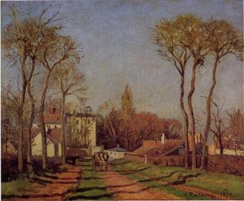 Camille Pissarro : The Entrance to the Village of Voisins